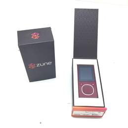 Zune Red 4GB MP3 Digital Media Player 1124