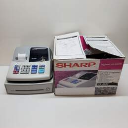 Sharp Electronic Cash Register XE-A102 W/Box Untested #2