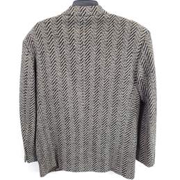 Naldini Men Brown Knitted Wool Sport Coat Sz 50 alternative image