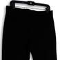 NWT Womens Black Mid Rise Elastic Waist Activewear Ankle Leggings Size M image number 4