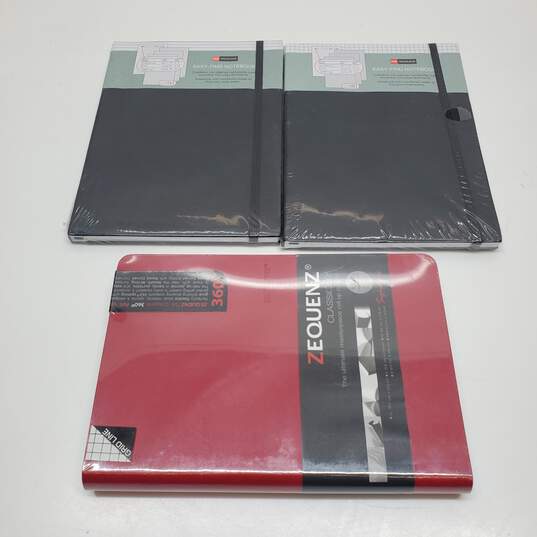 Lot of 3 Professional Notebooks - Grid Lined - Sealed NEW image number 1