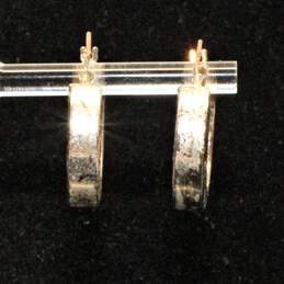 3 Pairs of Sterling Silver Earrings - 7.7g alternative image