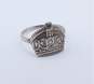925 Sterling Silver Crown Ring Size 5.5 LB898 image number 1