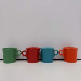 Bundle of 4 Vintage Fiesta Multicolor Coffee Mugs alternative image
