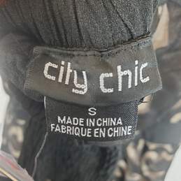 City Chic Women Black/Beige Lace Maxi Dress Sz S alternative image