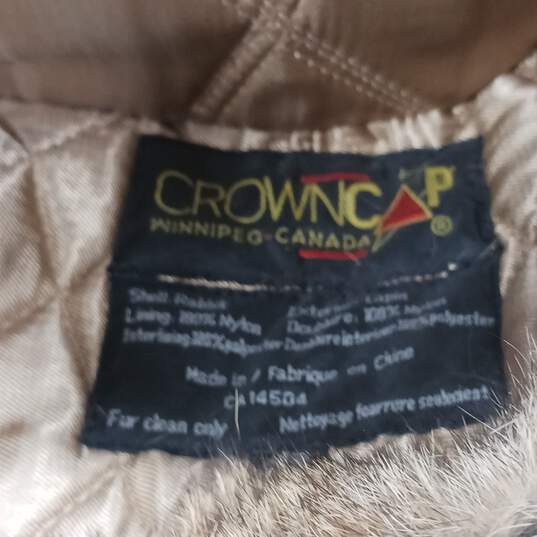Crowncap Brown Rabbit Fur Hat Size 2XL image number 5