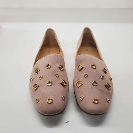 Katy Perry Women's 'The Turner' Mauve Microsuede Embellished Flats Size 6.5 image number 2