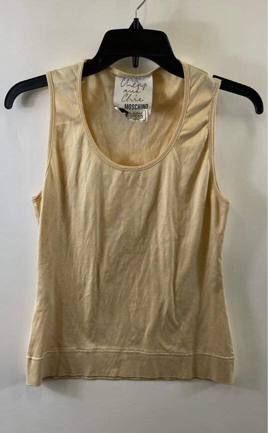 Moschino Beige Tank Top - Size 12 image number 1