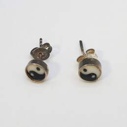 Sterling Silver Multi Gemstone Earring 3Pcs Bundle Damage 12.3g alternative image