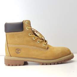 Timberland 12909 Premium 6 Inch Wheat Nubuck Boots Men's Size 6M