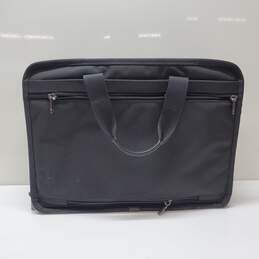 TUMI Black Canvas Multiple Pocket Briefcase Bag alternative image