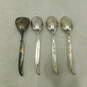 1847 Rogers Bros FLAIR Silverplate Set of 7 Demitasse Spoons W/extra serving spoon image number 5