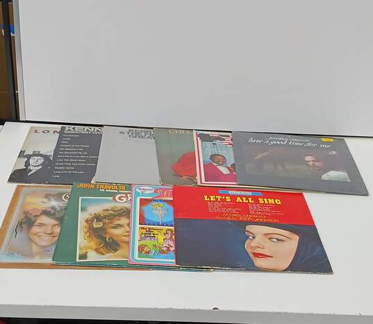 11pc Lot of Assorted Vintage Vinyl Records image number 1