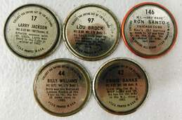 1964 Chicago Cubs Topps Coins HOF Banks HOF Brock HOF Santo HOF Williams alternative image