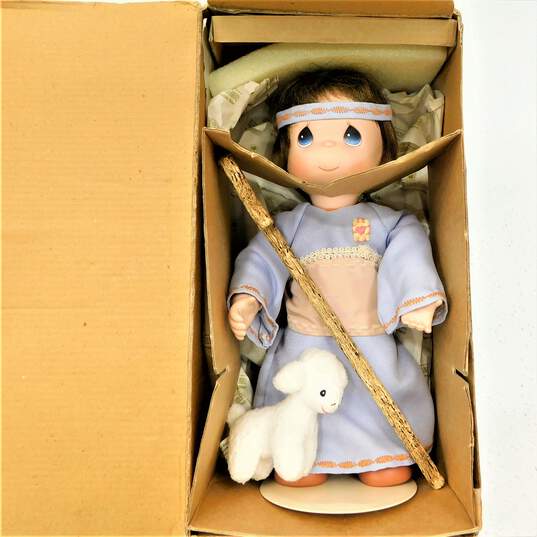 Ashton Drake Precious Moments Come Let Us Adore Him Nativity Porcelain Doll IOB image number 9