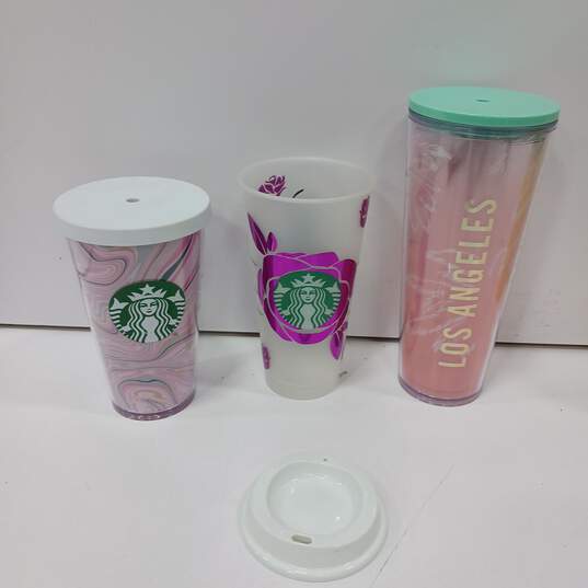 Bundle of 7 Assorted Starbucks Cups image number 2