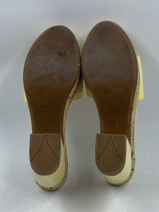 Prada Yellow heel Heel Women 9 image number 6