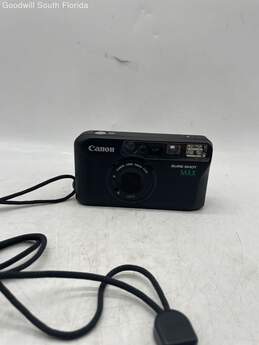 Canon Sure Shot Max Black 35mm Compact Point & Shoot Film Camera Not Tested