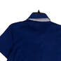 NWT Womens Blue Spread Collar Short Sleeve Golf Polo Shirt Size Large image number 2
