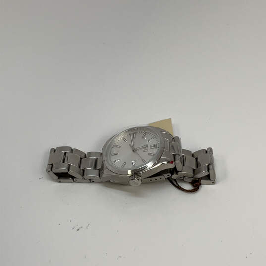 Designer ESQ Movado Silver-Tone Stainless Steel Analog Wristwatch w/ Box image number 2
