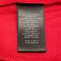 Mens Red Cotton Crew Neck Short Sleeve Casual Pullover T-Shirt Size Small image number 6