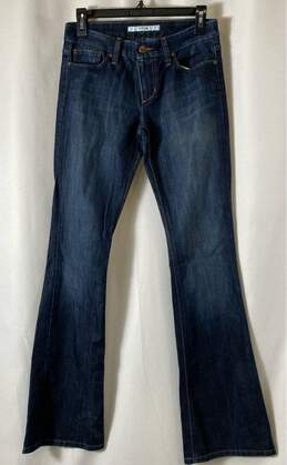 Joe's Womens Blue Dark Wash 5 Pocket Design Denim Bootcut Jeans Size 29