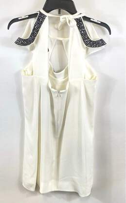 Diane Von Furstenberg White Casual Dress - Size 12 alternative image