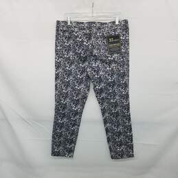 J. Crew Toothpick Navy Blue Floral Patterned Cotton Skinny Pant WM Size 32 R NWT alternative image