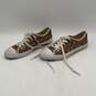 Coach Womens Brown White Empire Signature Cap Toe Lace-Up Sneaker Shoes Size 8.5 image number 1