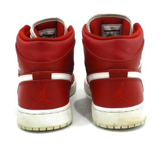 Jordan 1 Retro Mid Gym Red White Men's Shoe Size 10.5 image number 3