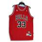 Adidas Mens Red Chicago Bulls Scottie Pippen #33 Hardwood Classics NBA Jersey L image number 1