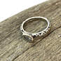 Designer Silpada 925 Sterling Silver Cubic Zirconia Belle Fleur Band Ring image number 2