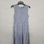 Blue Tiered Sleeveless Dress image number 1