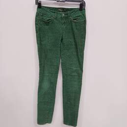 PrAna Green Patterned Jeans/Pants Women's Size 0