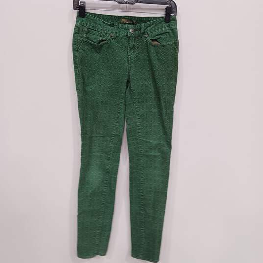 PrAna Green Patterned Jeans/Pants Women's Size 0 image number 1