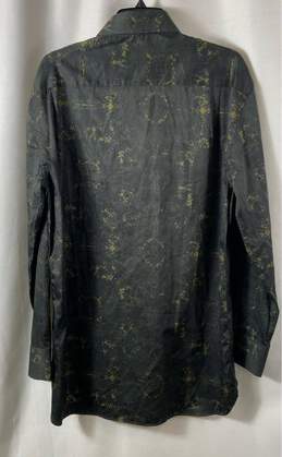NWT Loft Mens Green Cotton Long Sleeve Collared Button-Up Shirt Size Medium alternative image