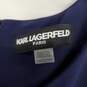 Karl Lagerfeld Navy Blue Embellished Midi Shift Dress WM Size 22W NWT image number 3