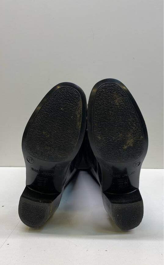 Marc Jacobs Rubber Tall Rain Pump Boots Black 6.5 image number 7