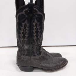 Men's Sanders Leather Cowboy Boots Sz 10.5D