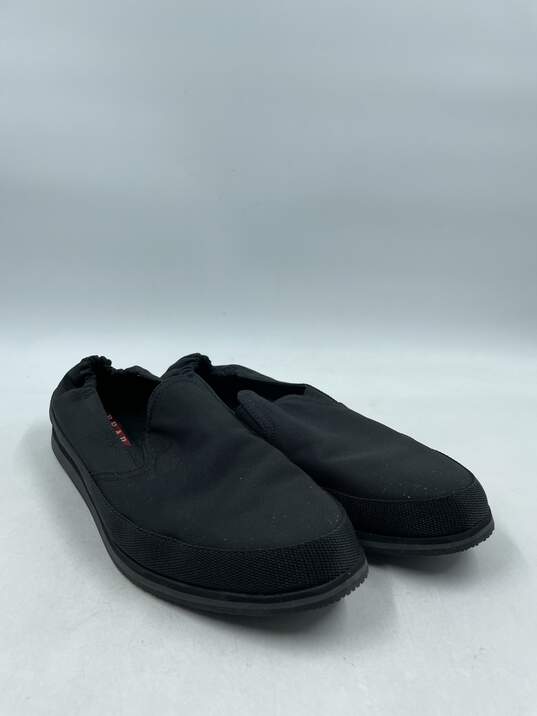 Authentic Prada Black Slip-Ons M 7 image number 3
