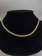 GC 10K Gold Braided Double Rope Chain Necklace 4.4g image number 1