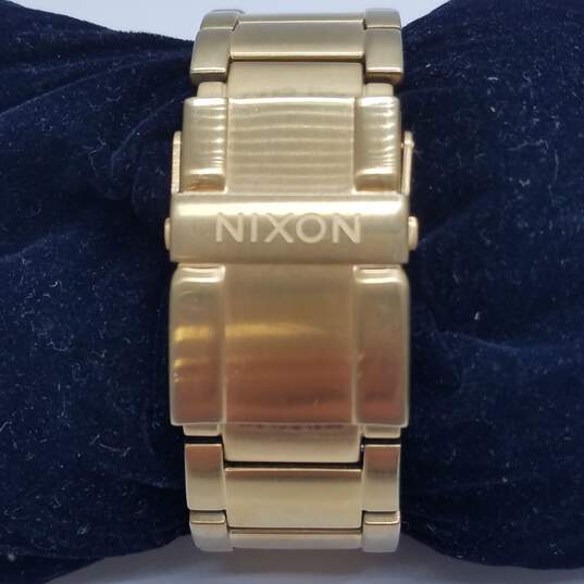 Nixon The Manual 37mm Show Don't Tell 10ATM W.R. Analog Men's Watch 133.0g image number 5
