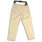 NWT Womens Beige Denim 5-Pocket Design Slouchy Boyfriend Jeans Size 28 image number 2