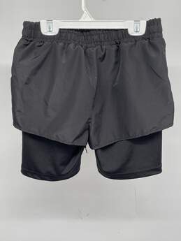 Unisex Black Dri Fit Elastic Waist Athletic Shorts Size Small T-0528038-G alternative image
