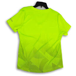 Womens Green Heat Gear Run V-Neck Short Sleeve Activewear T-Shirt Size XL alternative image