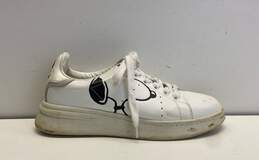 Marc Jacobs X Peanuts The Tennis Shoe Leather Sneaker White 8.5