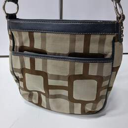 Nine West Brown Cotton Blend Crossbody Messenger Bag Purse alternative image