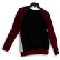 Womens Multicolor Long Sleeve Crew Neck Pullover Sweatshirt Size S image number 2