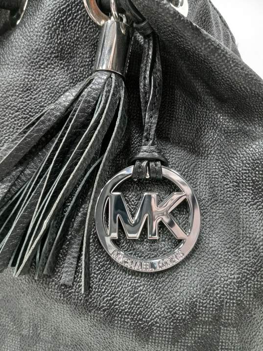 Women's Black Leather Michael Kors Purse image number 2