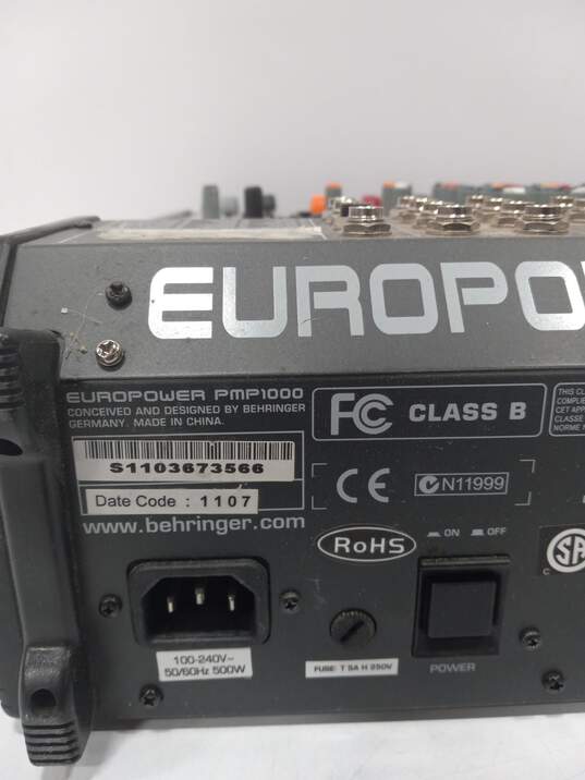 Behringer Europower PMP1000 12-Channel Powered Mixer image number 4